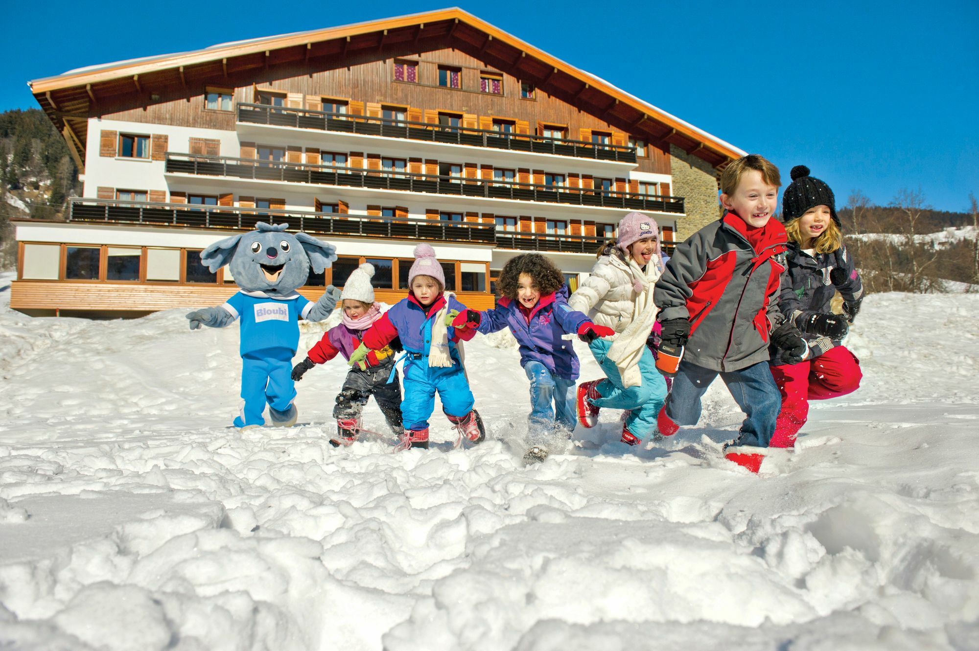 Hotel Vacances Bleues Les Chalets Du Prariand เมอแฌฟ ภายนอก รูปภาพ