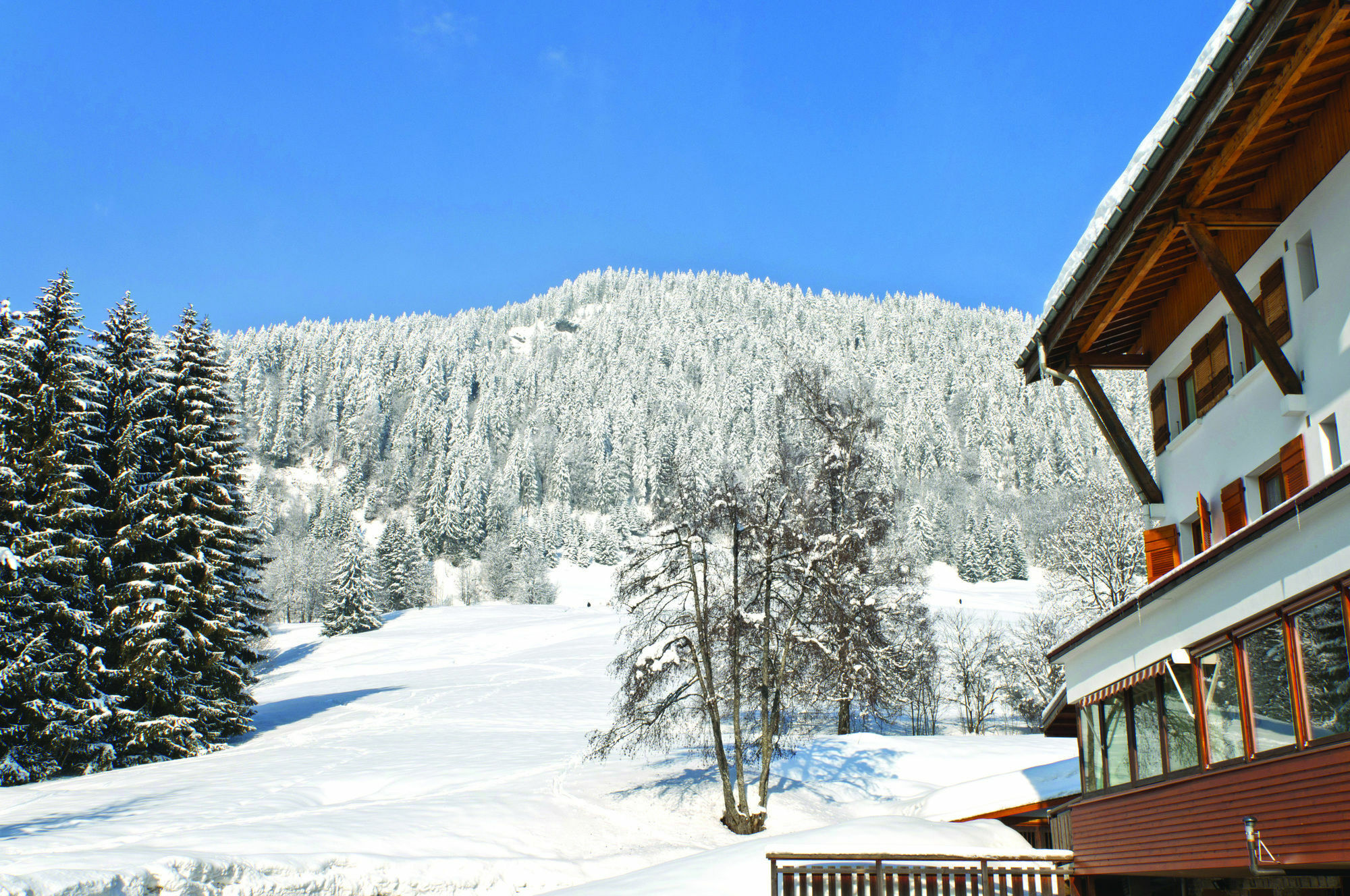 Hotel Vacances Bleues Les Chalets Du Prariand เมอแฌฟ ภายนอก รูปภาพ